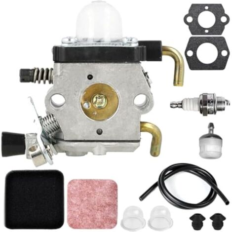 Carburateur Carb pour STIHL HS75, HS80, HS85, pour ZAMA C1Q-S42C C1QS42C Taille-haie Débroussailleuse Moteurs Carb remplace 42261200604, avec Filtre à air, Filtre à Carburant