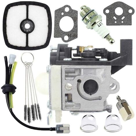 Carburateur Carb reconstruction tuyaux de carburant et ampoules d'amorçage pour Zama Rb-k94 Echo Srm-265 Srm-265es Kit de carburateur carburateur (couleur : argent-1 Set Carbureto