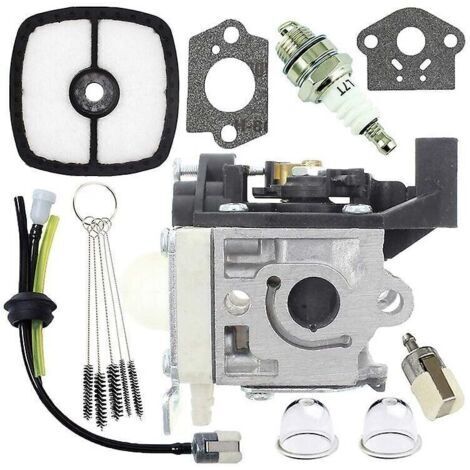 Carburateur Carb reconstruction tuyaux de carburant et ampoules d'amorçage pour Zama Rb-k94 Echo Srm-265 Srm-265es Kit de carburateur carburateur (couleur : argent-1 Set Carbureto