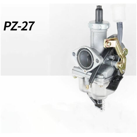 Kit de carburateur de moto PZ27 Carburateur de moto 27 mm pour 125 cc 150  cc 200 cc 250 cc 300 cc pour ATV Quad Go Kart PZ27 Carburateurs de câble de  starter à main de motocross