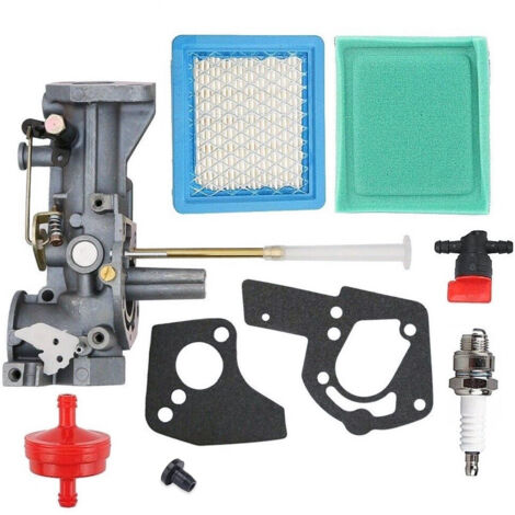 Carburateur Compatible 498298 – Avec Filtre à Air, Bougie – Pour Briggs & Stratton 5HP