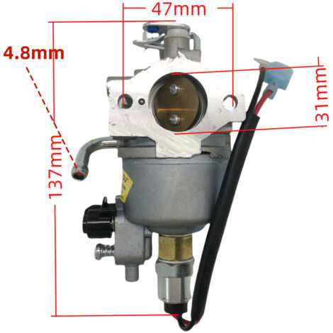 Carburateur compatible avec les générateurs A042P619, 146-0785 et 146-0803, ainsi qu'avec le système d'alimentation en carburant et le papillon des gaz du générateur 202-008 (rapport de haute précisio