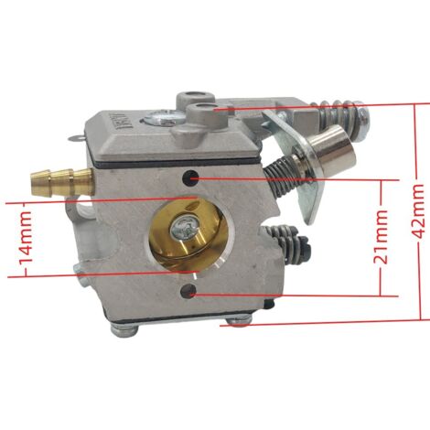 Carburateur compatible avec les modèles WA-59, WA-59-1, SV-2A et SV-2AE. Références : 12300008430 et 12300005020. Pièces pour motoculteurs Mantis SRM200DA/DB équipés des moteurs SRM-200DB, SRM-200DA, 