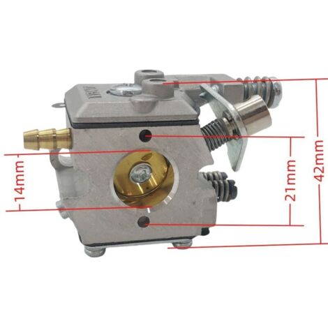 Carburateur compatible avec les modèles WA-59, WA-59-1, SV-2A et SV-2AE. Références : 12300008430 et 12300005020. Pièces pour motoculteurs Mantis SRM200DA/DB équipés des moteurs SRM-200DB, SRM-200DA,