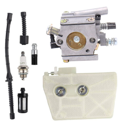 Carburateur De Rechange Pour Tronçonneuse Stihl 021C, 023C, 025C, MS210C, MS230C, MS250C - Métal Argenté