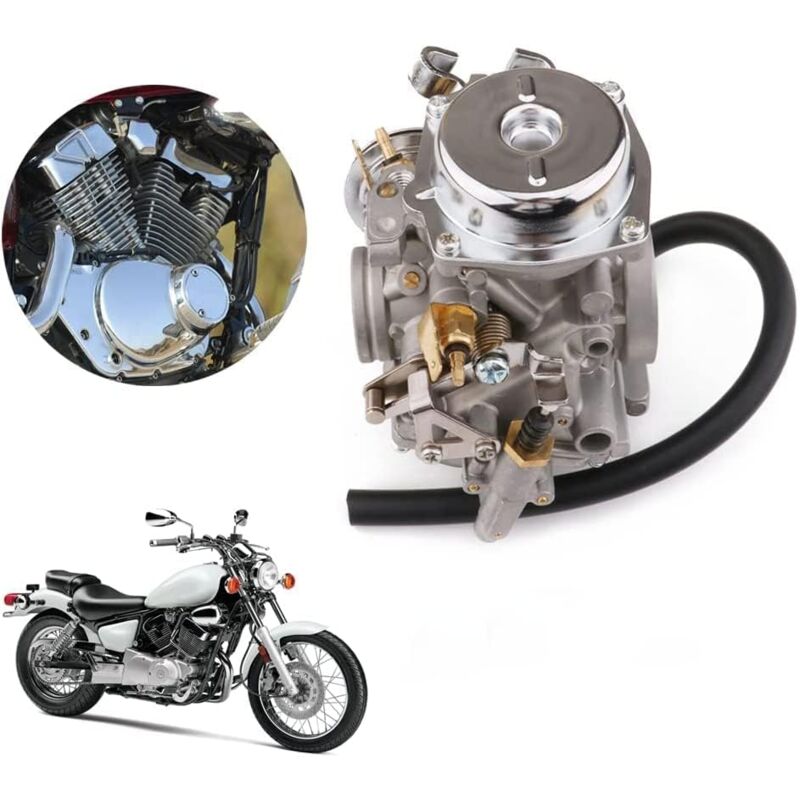 KZQ - Carburateur complet pour Yamaha XV250 Virago 250 V-Star 250 - Kit carburateur haute performance avec joints et vis