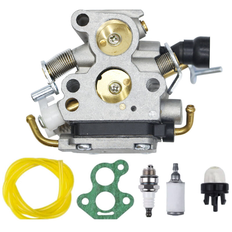 Lifcausal - Carburateur de Compatible with Husqvarna 135 140 140E 435 435E 440 440E Jonsared McCulloch CS410 CS2240 s 506450501