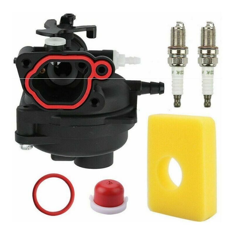 Shining House - Carburateur De Moteurs de Tondeuse à Gazon compatible avec Briggs & Stratton 799583 591160 593261 591110 Carburateur Filtre à Air