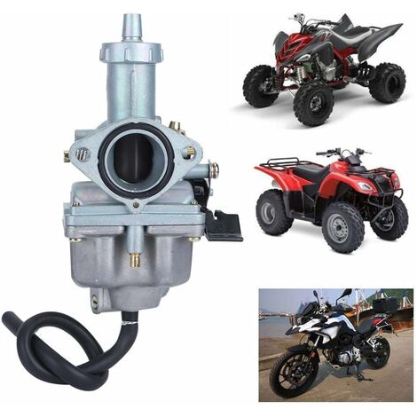 Carburateur de moto, alliage d'aluminium PZ26 carburateur 26mm/1in adapté pour 125cc 140cc 150cc PIT PRO vélo piste vélo Dirt Bike Quad ATV UTV