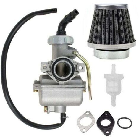 Carburateur de moto pour Kazuma Baja 50cc 70cc 90cc 110cc 125cc Quad Go-kart Carburateur , XU, Avec filtre à air et carburant -