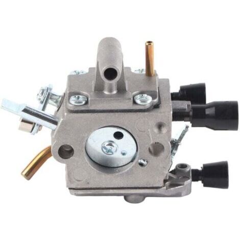 Carburateur de rechange haute performance pour débroussailleuse FS120, FS200 et FS250, couleur argent, 3,15 x 2,45 pouces