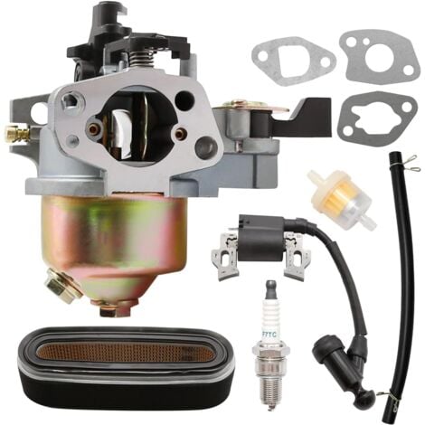 COOCHEER Carburateur de rechange pour Honda GXV120 GXV140 GXV160 HR194 HR195 HR214 HRA214 HR215 HR216 17210-ZE6-505 Carburateur avec filtre à air pour tondeuse à gazon Remplace 16100-ZE7-W21