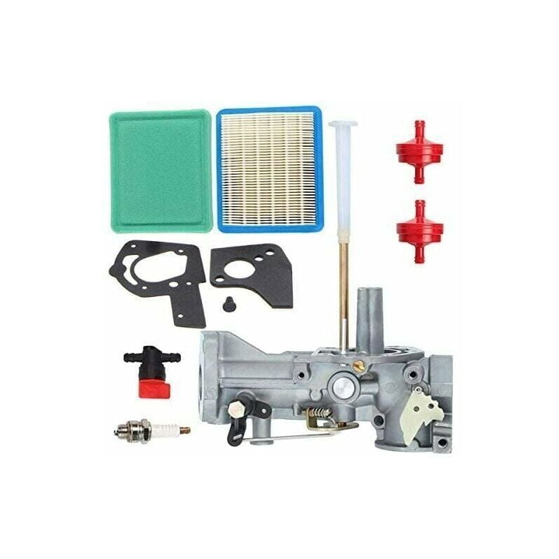Ikodm - Carburateur de Rechange - Pour Moteurs Briggs & Stratton - Numéro de Pièce 498298, 692784, 495951, 492611, 495426, 490533 - Convient pour les