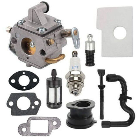 Carburateur de remplacement avec bougie – compatible avec les modèles 017, 018, MS170, MS180 – remplace les références ZAMA C1Q-S57, C1Q-S57A, C1Q-S57B, WT325 – pièce n° 1130-120-0603 – installation f