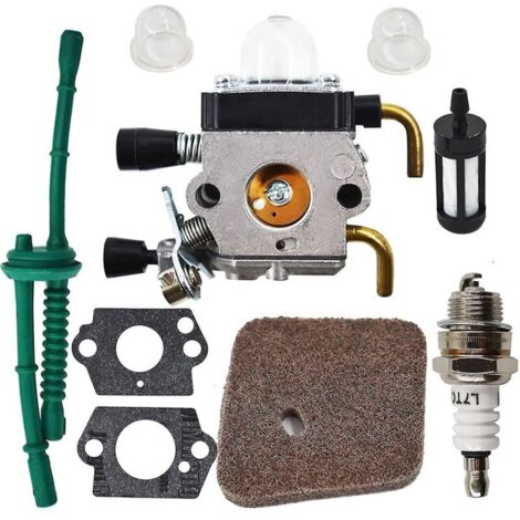 Carburateur de remplacement pour débroussailleuse Stihl FS38 FS45 FS46 FS55 KM55 FS85 avec joint de filtre à air et à carburant-AquaForge