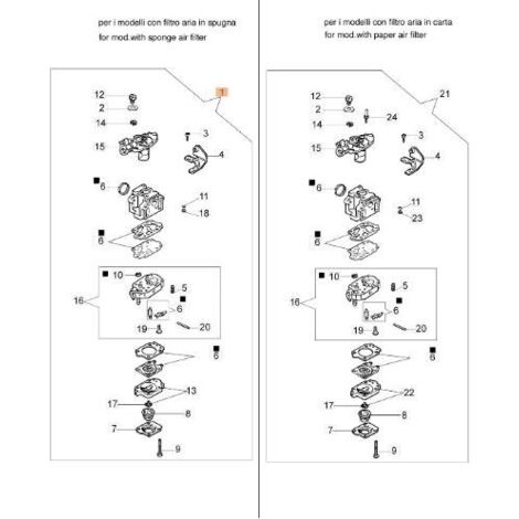 CARBURATEUR D'ORIGINE EMAK 2318980R
