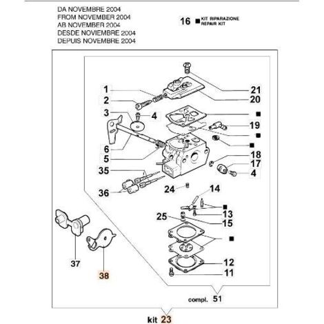 CARBURATEUR D'ORIGINE EMAK 50030361A