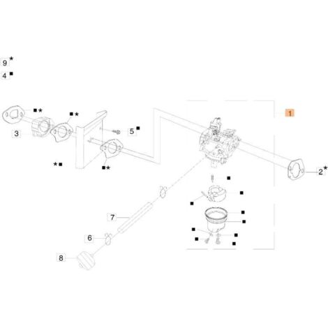 CARBURATEUR D'ORIGINE EMAK L66151183