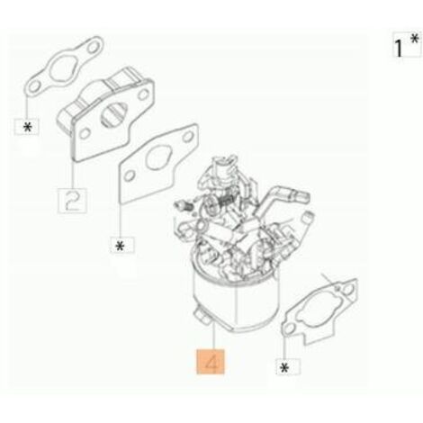 CARBURATEUR D'ORIGINE EMAK L66151828A