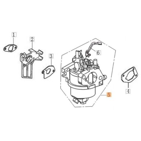 CARBURATEUR D'ORIGINE EMAK L66152249