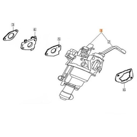 CARBURATEUR D'ORIGINE EMAK L66152431