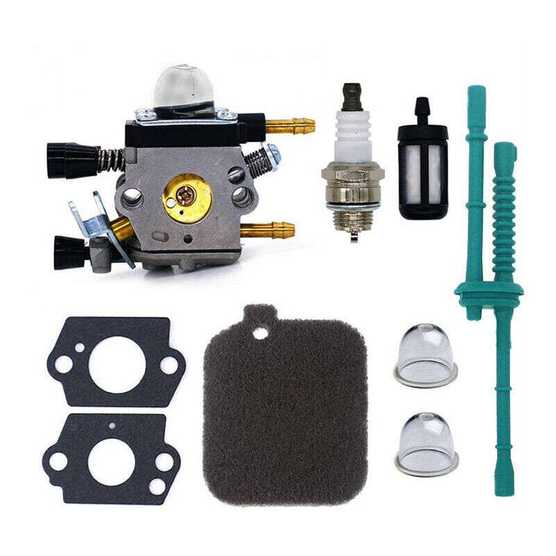 Start - Carburateur et bougie d'allumage pour Stihl BG45 BG46 BG55 BG65 BG85 SH55 SH85 souffleur 4229 120 0606 remplace Zama C1Q-S68G