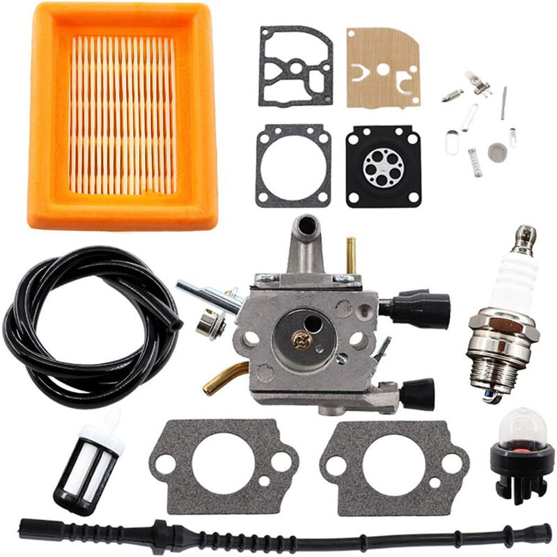 Carburateur et Membrane pour Coupe-Bordure STIHL FS120 FS120R FS200 FS020 FS202 FS200R TS200 FS250 FS300 FS350 FS250R Débroussailleuse Remplacer 4134