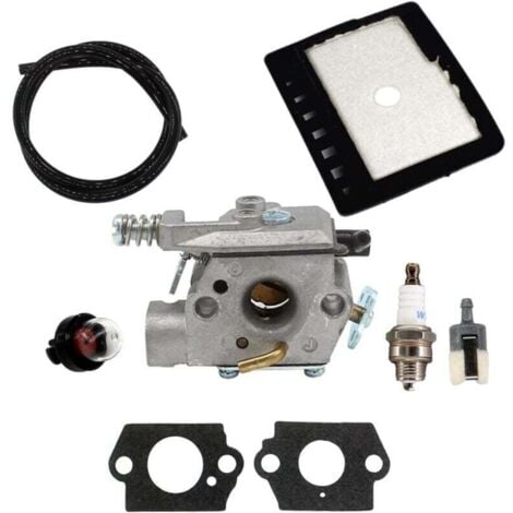 KZQ Carburateur + filtre à air Echo CS-303T/CS-3000 - Références WT-402A/WT-402/12300139136 - Pour tronçonneuses CS-3400/CS-3450 - Fiable - Forestiers