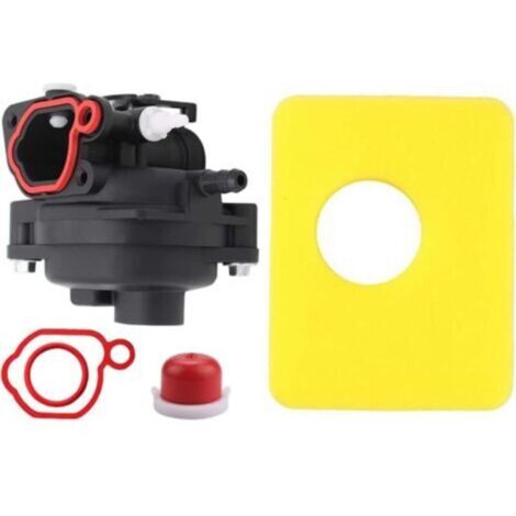 Carburateur + filtre à air pour moteurs Briggs & Stratton 300E 450E 500E 550EX 08P502 8P502 09P602 9P602 Series Tondeuses à gazon 799583 591160 595656 591979 593261 Carburateur