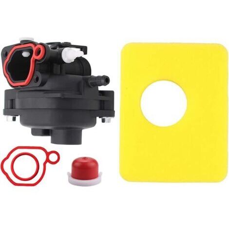 Carburateur + filtre à air pour moteurs Briggs & Stratton 300E 450E 500E 550EX 08P502 8P502 09P602 9P602 Series Tondeuses à gazon 799583 591160 595656 591979 593261 Carburateur