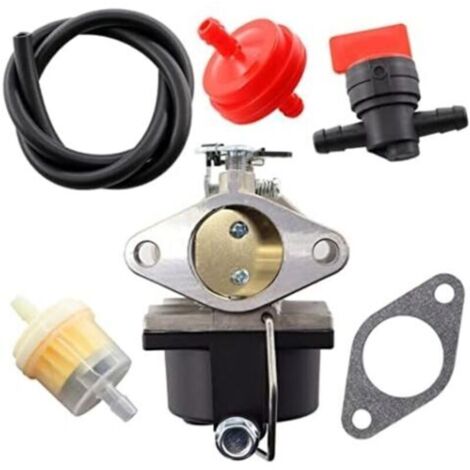 Carburateur Filtre à Carburant Tuyau Carburant pour Tecumseh 640065A 640065 moteur OHV110 OHV115 OHV120 OHV125 OHV130 OHV135 OV358EA Tondeuse à Gazon 13HP 13,5 HP 14HP 15HP Tracteur