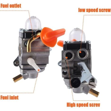 Carburateur FS90R C1Q-S174 pour Stihl FS87 FS90 FS100 FS110R KM90 KM90R KM110R KM130R HT100 HT101 avec kit de réglage