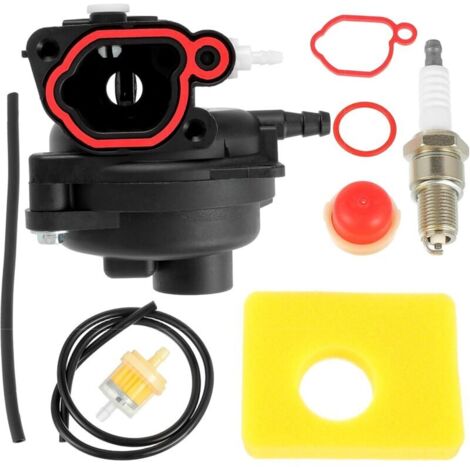 Carburateur Kit for Briggs & Stratton,Modèles 300E 450E 550E 575E 600E, Pièces de Moteur de Tondeuse à Gazon et Filtre à Air Bougie d'allumage série 08P502 09P602 125CC 140CC