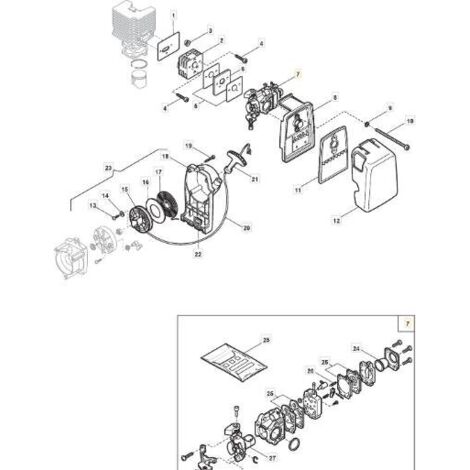 Carburateur moteur DECESPUGGER STAR 22 4353100 GGP 221960 ORIGINAL