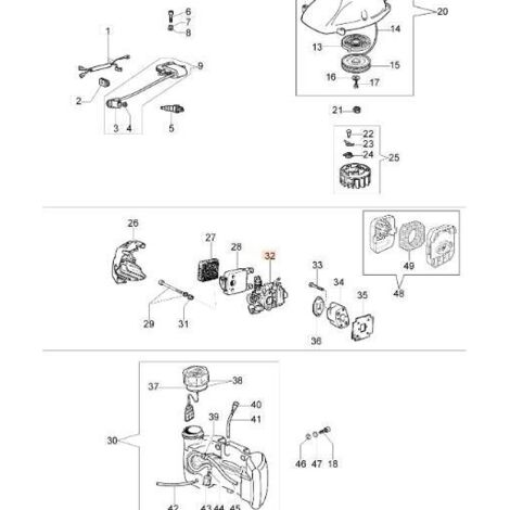 CARBURATEUR ORIGINAL EMAK 2318847R