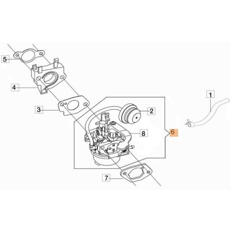 CARBURATEUR ORIGINAL EMAK L66150684