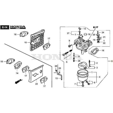 CARBURATEUR ORIGINAL STIGA - 118551654/0