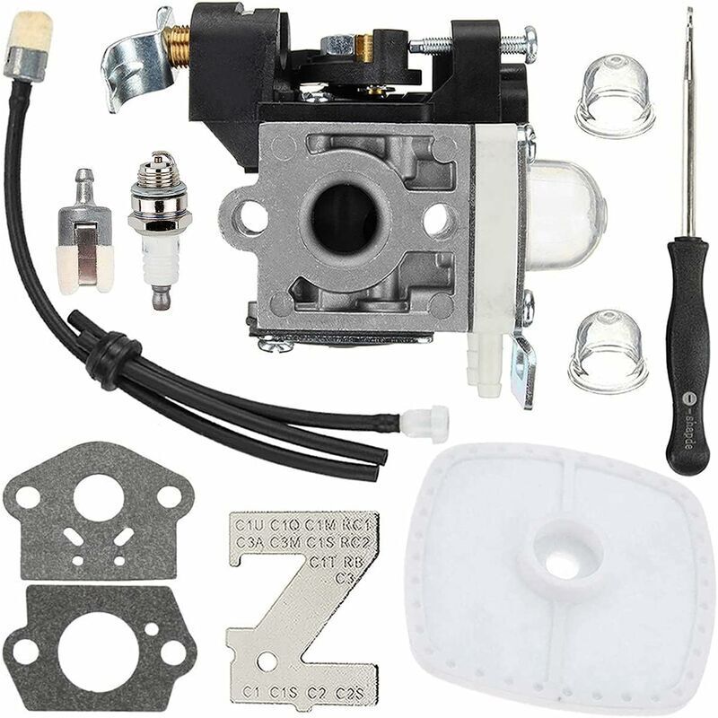 Lablanc - Carburateur PB250 pour souffleur de feuilles Echo PB250LN PB-250 ES250, remplace RB-K106, A021003660, A021003661, avec filtre à air, joints