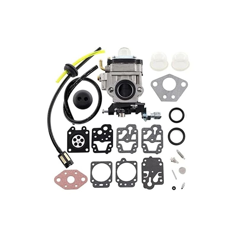 Carburateur pour Débroussailleuse Chinoise Coupe-Bordure CG430 CG520 BC430 BC520 43CC 52CC 2 Temps Moteur Outils de Jardin Carburateur Membrane Joint