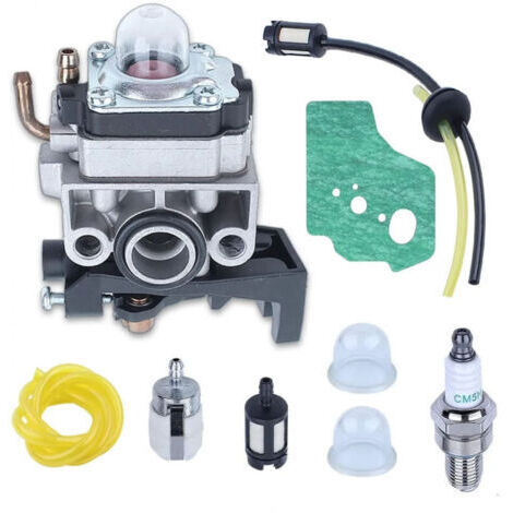 Carburateur pour Débroussailleuse - Compatible Honda GX35 GX25 GX22 GX31 - Remplace OEM 16100-Z0Z-034 - Kit Complet avec Joint, Bougie, Tuyau et Filtres