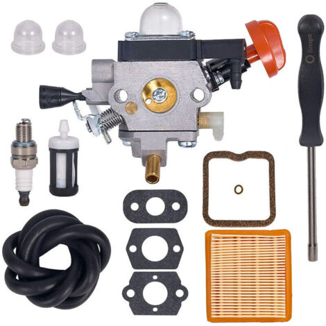 Carburateur pour Débroussailleuse Stihl FS131 FS131R FS311 KM131 HT131 HT132 HT133 HT134 HT135 - Compatible avec 4180-120-0617, 4180-120-0619, Kit Filtre à Air 4180 141 0300 et Kit Réglage Soupape 418