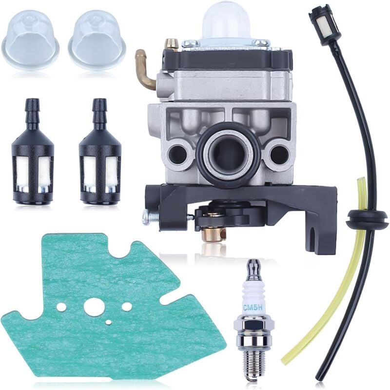 Bluedeer - Carburateur pour Débroussailleuse Tuyau Joint Bougie d'Allumage Kit pour Filtre à Essence Moteur Honda GX25 GX35 gx 25 35 HHT35 HHT35S