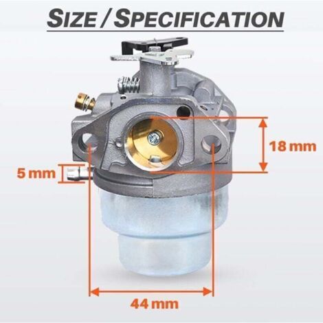 Carburateur pour Honda GCV160 GCV135 GC160 GC135 GCV160-OHC Moteur et Tondeuse, Bougie, Filtre à Air