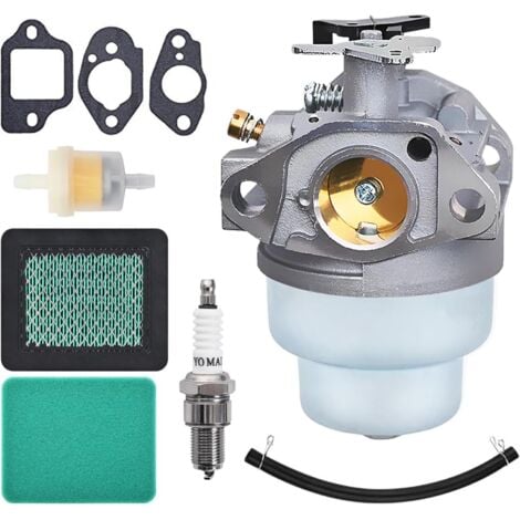 BAZYWTYH Carburateur pour Honda GCV160 GCV135 GC160 GC135 GCV160-OHC Moteur et Tondeuse, JRISBO Accessoires Carbu GCV 160 Tondeuse à Gazon Kit Carburateur avec Joint, Bougie, Filtre à Air