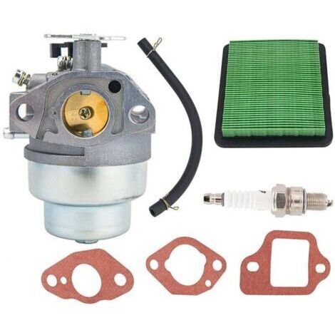 Carburateur pour Honda GCV160 GCV135 GC160 GC135 GCV160-OHC Moteur et Tondeuse, XU, Accessoires Carabu GCV 160 Tondeuse à Gazon Kit Carburateur avec Joint, Bougie, Filtre à Air -