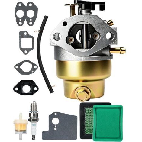 Carburateur pour Honda GCV160 GCV135 Pièces Détachées Tondeuse avec Joint pour Honda HRB216 HRS216 HRR216 HRT216 HRZ216 Accessoires Carburateur Filtre à Carburant Bougie Allumage