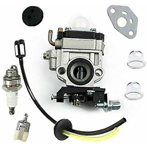Carburateur pour Kawasaki TH23, TH26, TH34 (23 cc, 25 cc, 26 cc), kit de bougie d’allumage offert