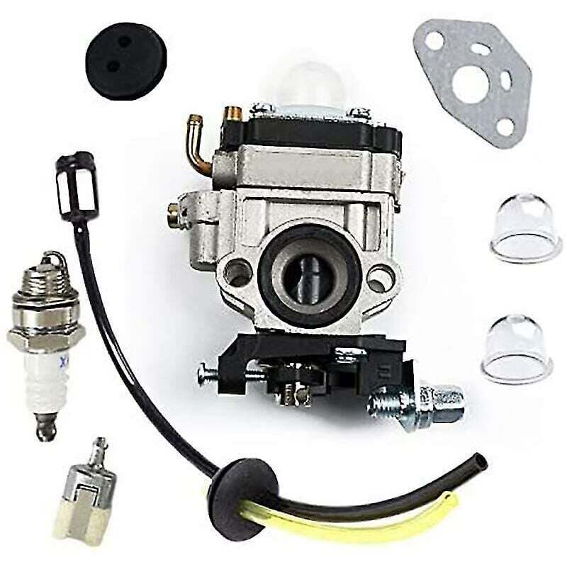 Linghhang - Carburateur pour Kawasaki Th23 Th26 Th34 23cc 25cc 26cc Kit de bougies d'allumage-cadeau de g