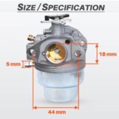 Carburateur pour moteur Honda GCV160, GCV135, GC160, GC135, GCV160-OHC et tondeuse à gazon  kit carburateur JRISBO Carb Accessories pour tondeuse à gazon GCV 160 avec joint, bougie et filtre à air