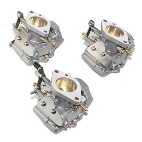 Carburateur pour moteur hors-bord Yamaha 2 temps  85 chevaux - Compatible avec 6H1-14301/14302/14303-00.